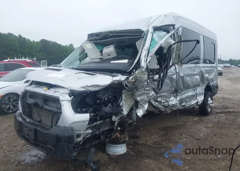 2022 Ford Transit-150 Crew Van из США, поврежденный, VIN 1FTYE2DG0NKA74229